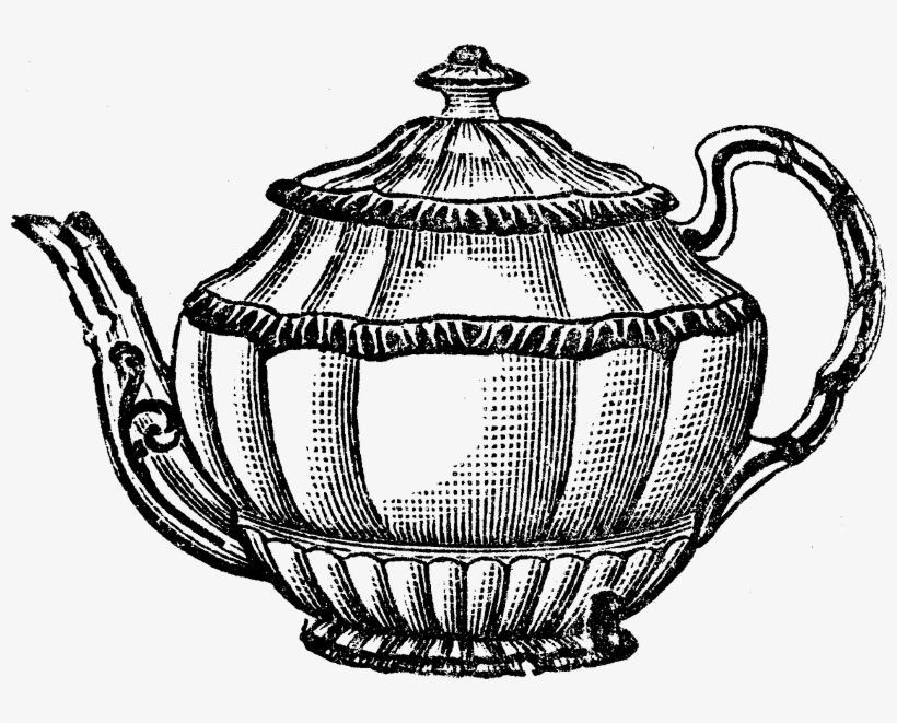 Watercolor - Alice In Wonderland Teapot Illustration, transparent png #1025971