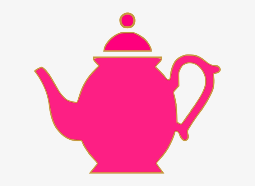 Teapot Clipart Green Teapot - Pink Tea Pot Clip Art, transparent png #1026026