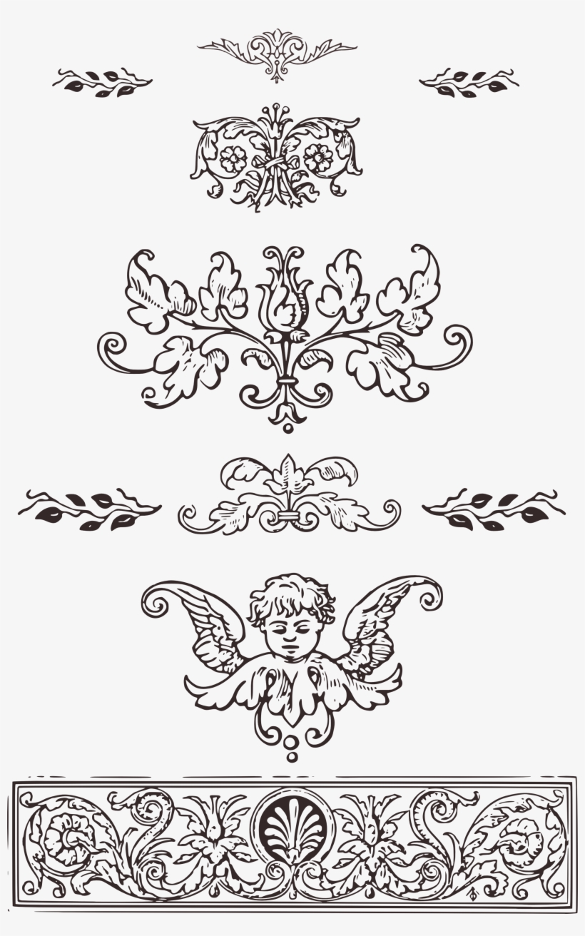 Jpeg Download - Vintage Decoration Ornament Png, transparent png #1026124