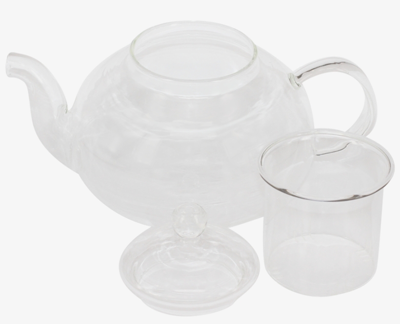 Glass Teapot 1ltr - Teapot, transparent png #1026151