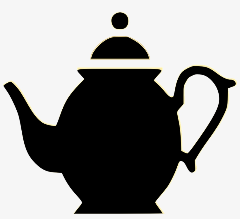 Teapot, Old Fashion, Drink - Teapot Black Clipart, transparent png #1026338