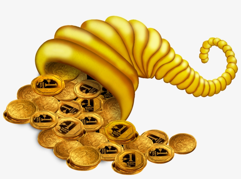 La Cornucopia - Cornucopia De Ouro Png, transparent png #1026344