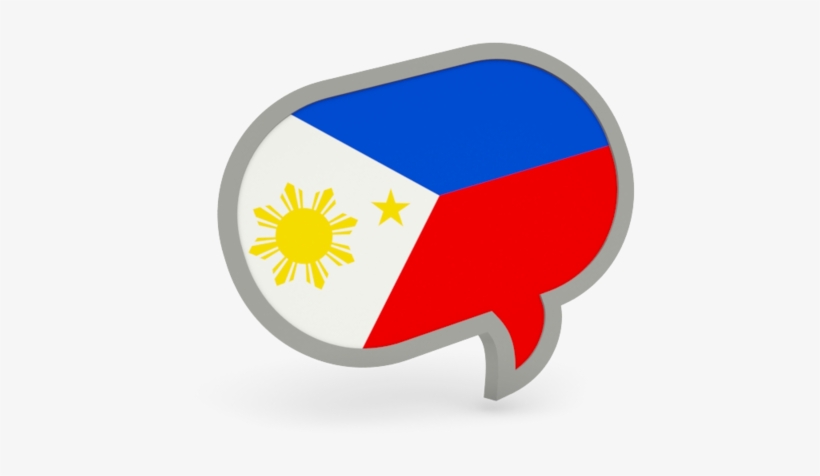 Illustration Of Flag Of Philippines - Dutch Flag Speech Bubble, transparent png #1026422