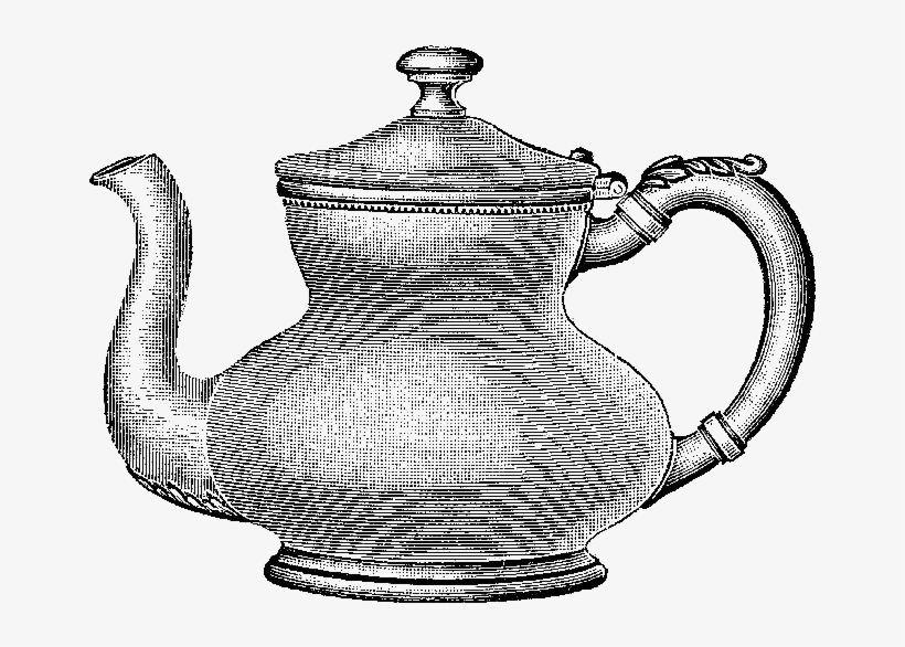 Tea Kettle - Vintage Coffee Pot Png, transparent png #1026595