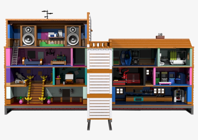 Maniac Mansion - Lego Maniac Mansion, transparent png #1026718