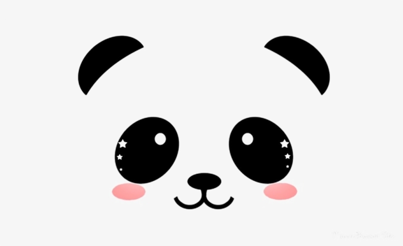 Clipart Resolution 1024*576 - Panda Face Template, transparent png #1026926