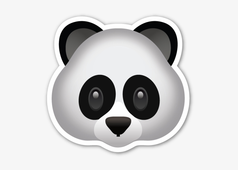Panda Face - Emojis Panda, transparent png #1027026