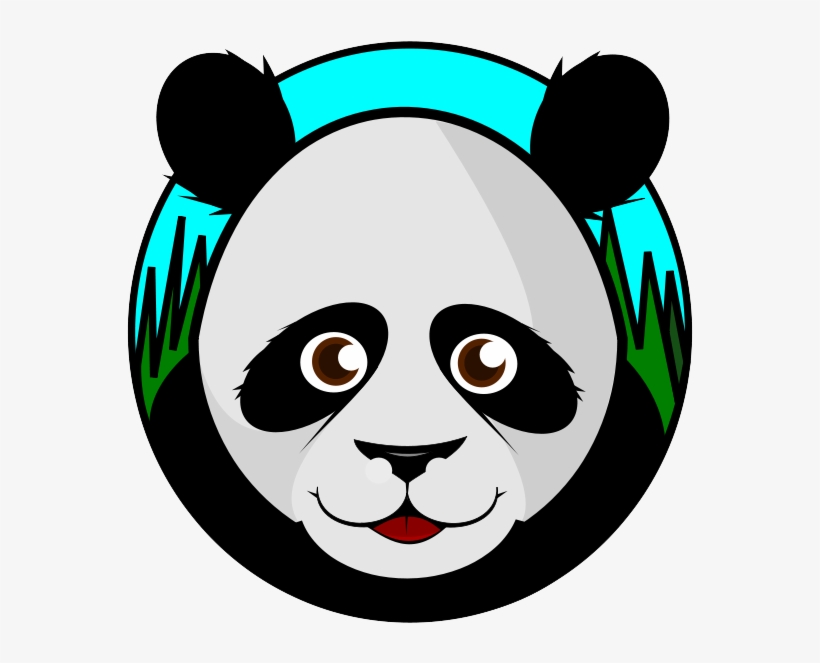 Free Giant Panda Face Clip Art - Giant Panda Face Cartoon, transparent png #1027220