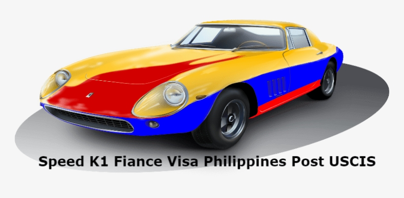A Race Car In Filipino Flag Colors Representing Speed - Inkscape, transparent png #1027260