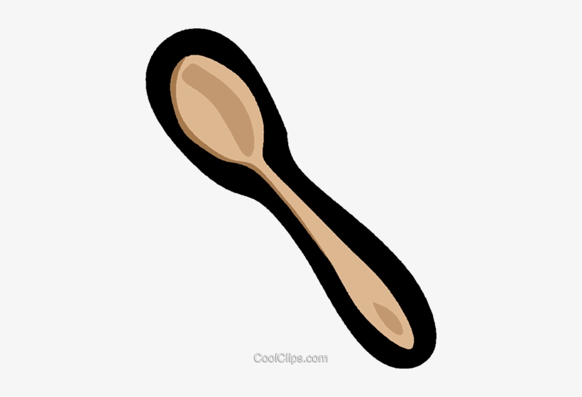 Wooden Spoon Royalty Free Vector Clip Art Illustration - Colher De Pau Png, transparent png #1027452