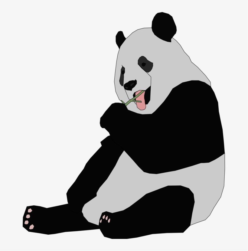 Chengdu Research Base Of Giant Panda Breeding Bear - Clipart Panda, transparent png #1027660