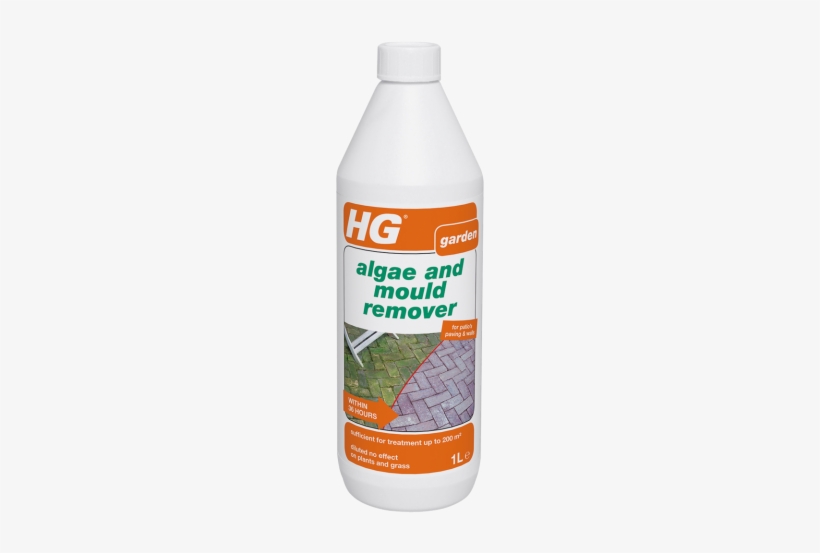 Hg Algae And Mould Remover - Hg Algae And Moss Cleaner 1 L, transparent png #1027775