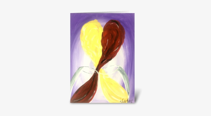 Love Wine Greeting Card - Wine, transparent png #1027980
