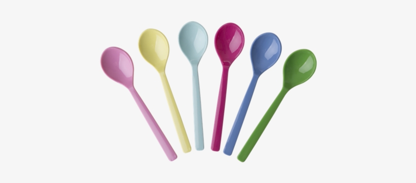 Bundle Of 6 Melamine Teaspoons In Assorted Classic - Rice Melamine Teaspoons In Assorted Classic Colors, transparent png #1027998