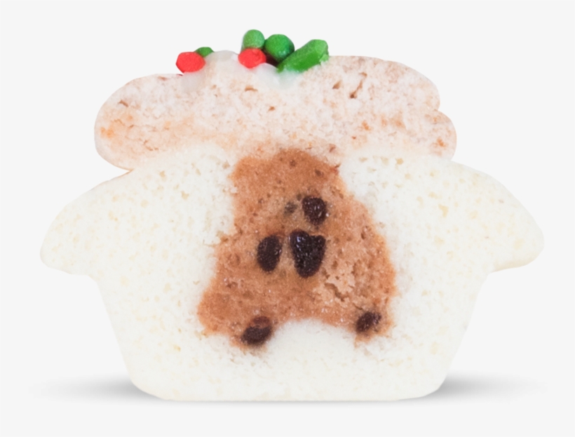 Christmas Cookies & Milk Cupcake Small Cross View Image - Cookie, transparent png #1028186