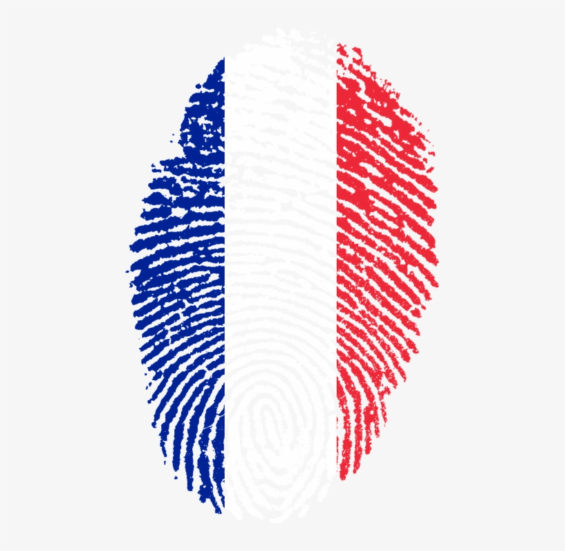 France Flag Fingerprint Png, transparent png #1028541