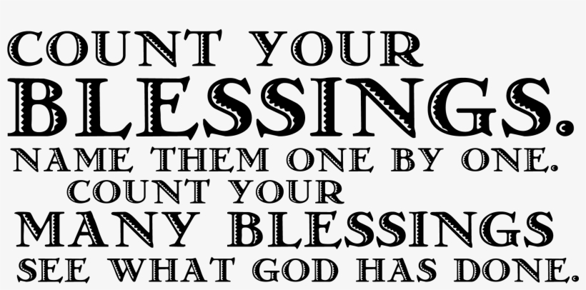 Quotes About Our Blessings And Verses On Quotestopics - Bible Verses Clipart Black And White, transparent png #1028688