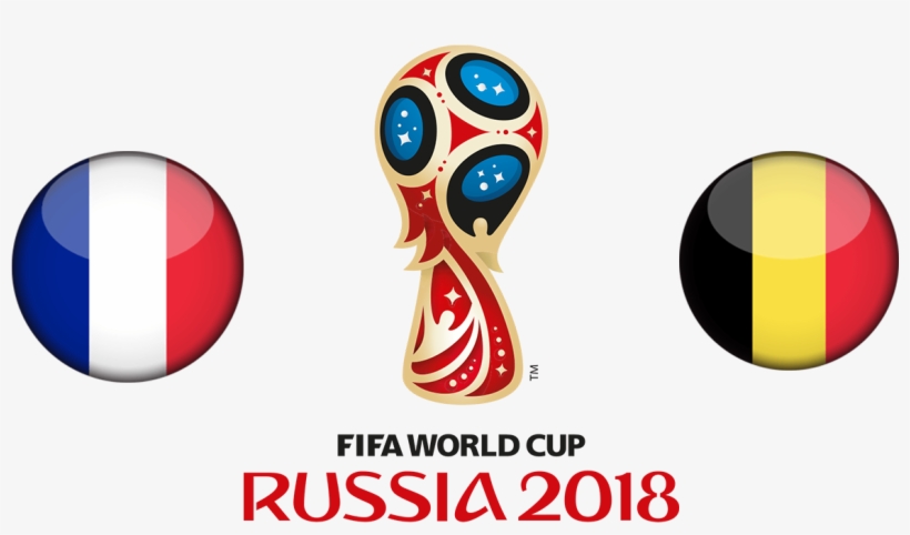 Fifa World Cup 2018 Semi-finals France Vs Belgium Png - Fifa World Cup Logo 2018, transparent png #1028712