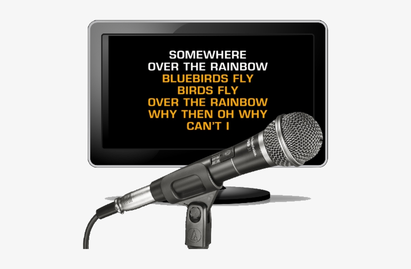 Karaoke Lyric Screen - Audio-technica Cardioid Dynamic Handheld Microphone, transparent png #1028847