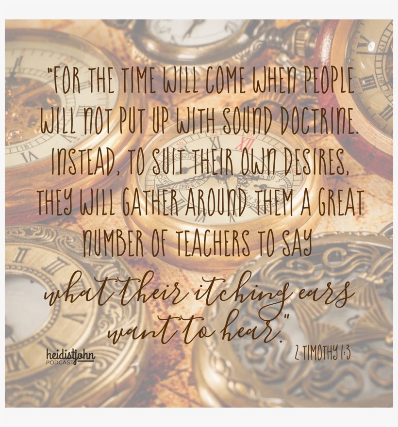 Why Christians Must Stand On The Authority Of Scripture - 2 Timothy 4, transparent png #1029018