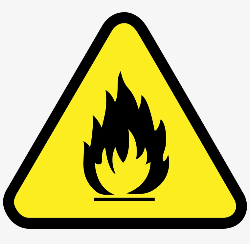 A Local Man Was Injured In A Flash Explosion From The - Flammable Symbol, transparent png #1029466