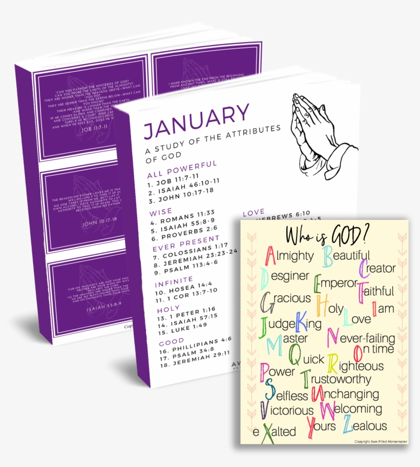 Journal Through The Bible, Scripture Cards Who Is God - 365-day Bible Study From The Psalms: Workbook [book], transparent png #1029760