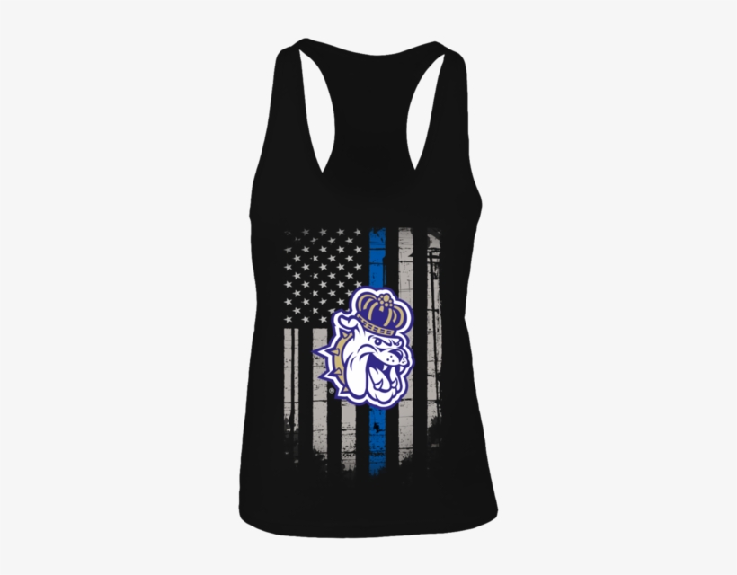 James Madison Dukes Thin Blue Line Shirt - Ncaa Kolder James Madison Alt Kolder Kaddy, transparent png #1029990