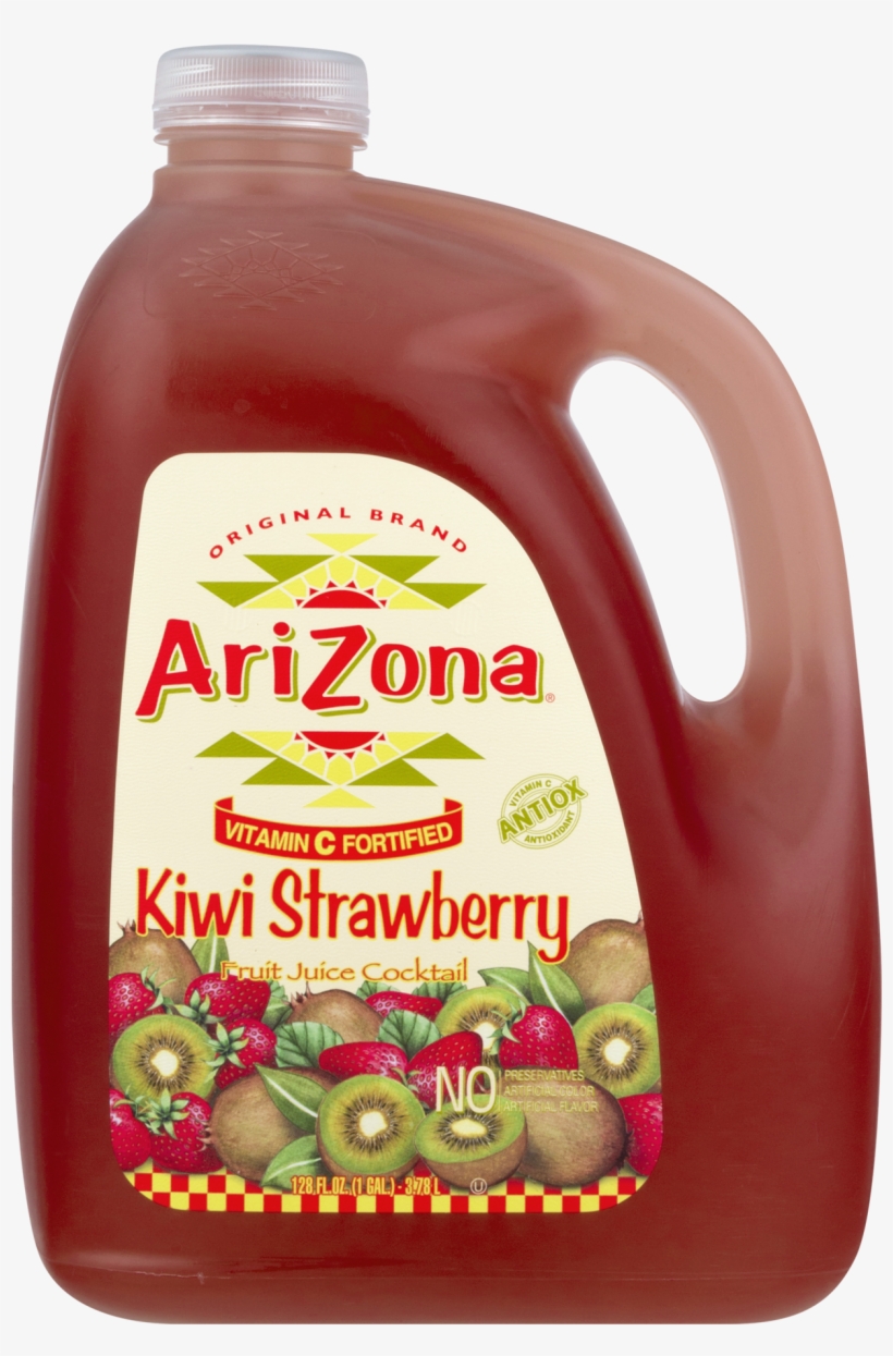 Arizona Juice Cocktail, Kiwi Strawberry, 128 Fl Oz, - Arizona Kiwi Strawberry Jug, transparent png #1030136