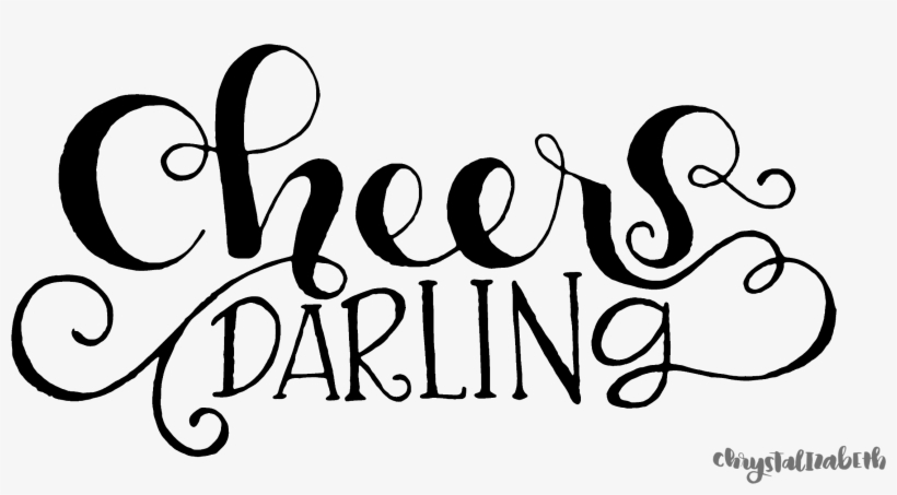 A Lettering Tutorial - Cheers Clip Art, transparent png #1030138