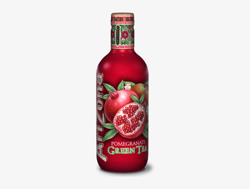 Arizona's Fruitiest Variant Combines The Natural Antioxidant - Arizona Pomegranate Green Tea, transparent png #1030140