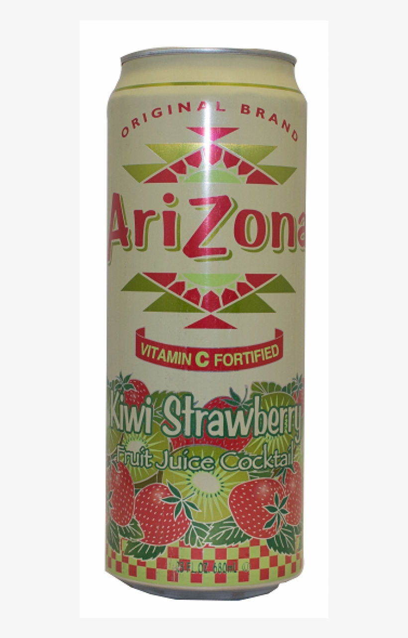 Arizona Can 23oz Kiwi Strawberry - Arizona Kiwi Strawberry Drink - 23 Fl Oz Can, transparent png #1030160