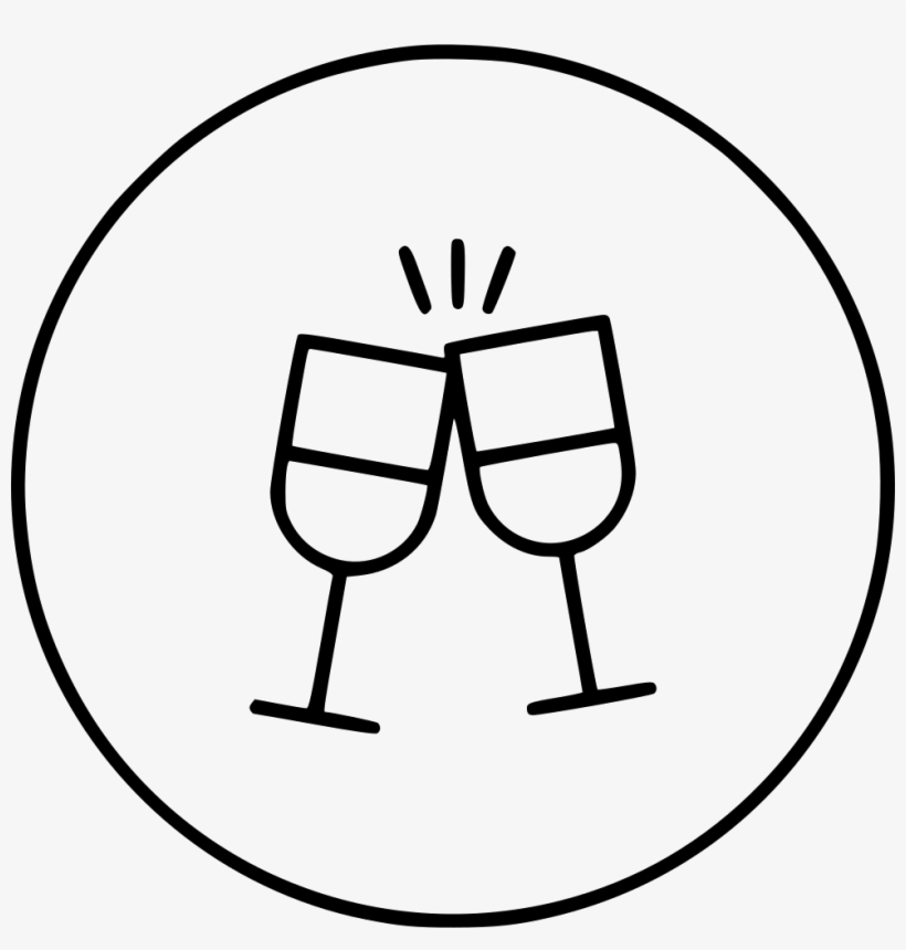Event Party Wine Champagne Alcohol Cheers Comments - Cheers Icon, transparent png #1030205
