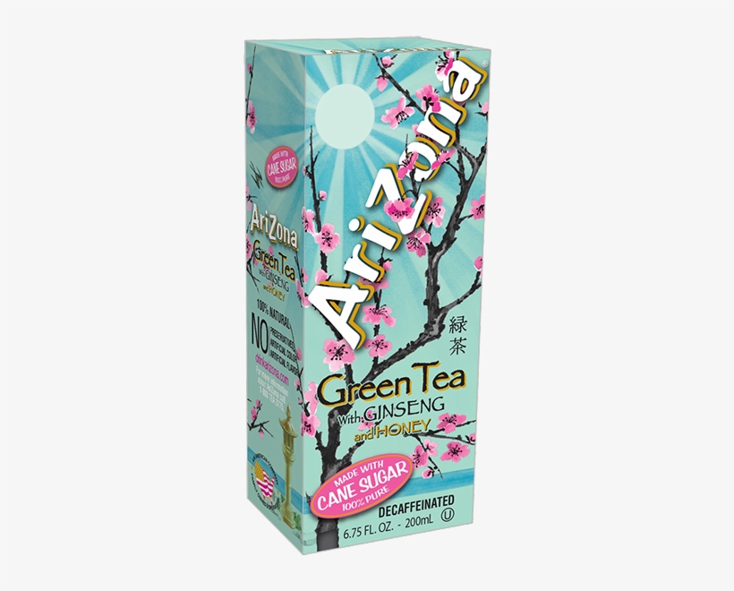 Arizona Green Tea Background - Arizona Iced Tea Boxes, transparent png #1030366