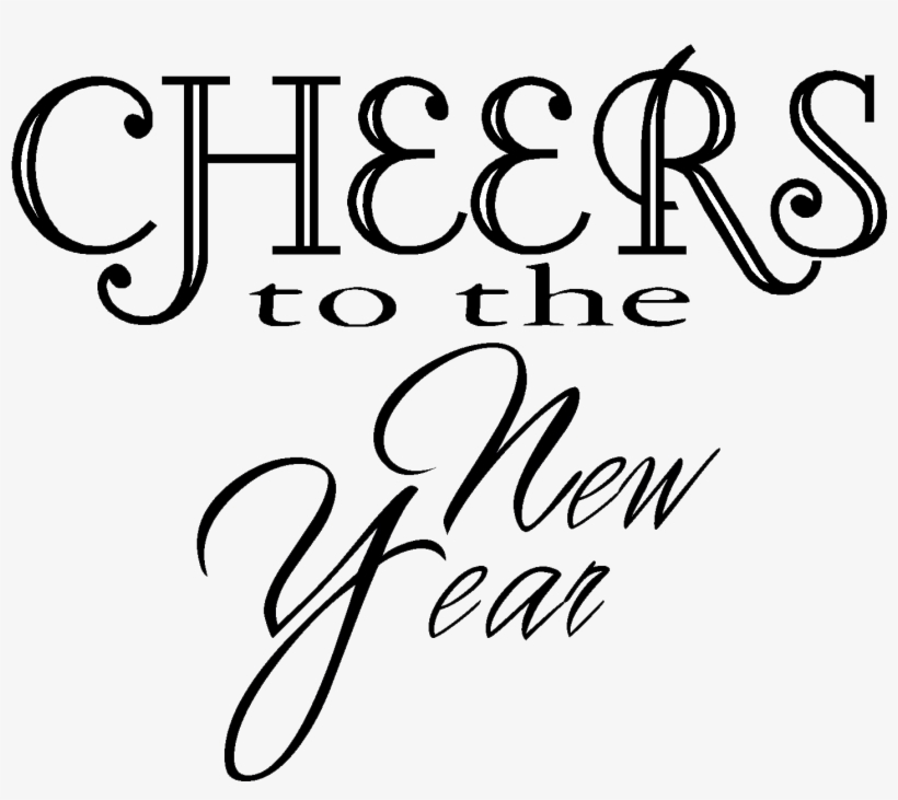 Cheers To The New Year - News Years Cheers Png, transparent png #1030407