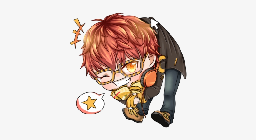 Pin By Danielle Kephart On Mystic Messenger - 707 And Honey Buddha Chips, transparent png #1030613
