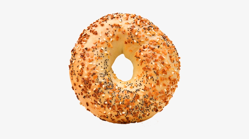 This Is How We Roll At Clinton Bagel Company - Single Bagel, transparent png #1030839