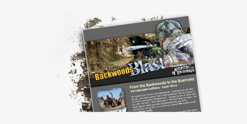 Backwoods-blast - Flyer, transparent png #1030959