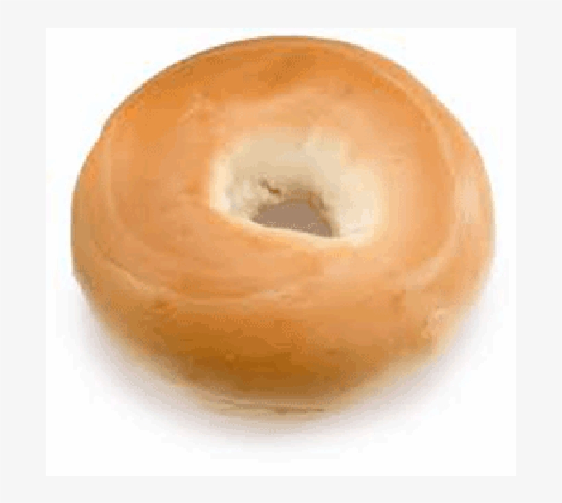 Raw Plain Bagel - Bagel, transparent png #1031023