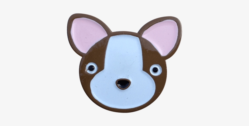 Boston Terrier Dog Ball Marker & Hat Clip - Cartoon, transparent png #1031069