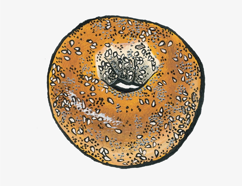Detroit St - - Bagel Illustration Png, transparent png #1031070