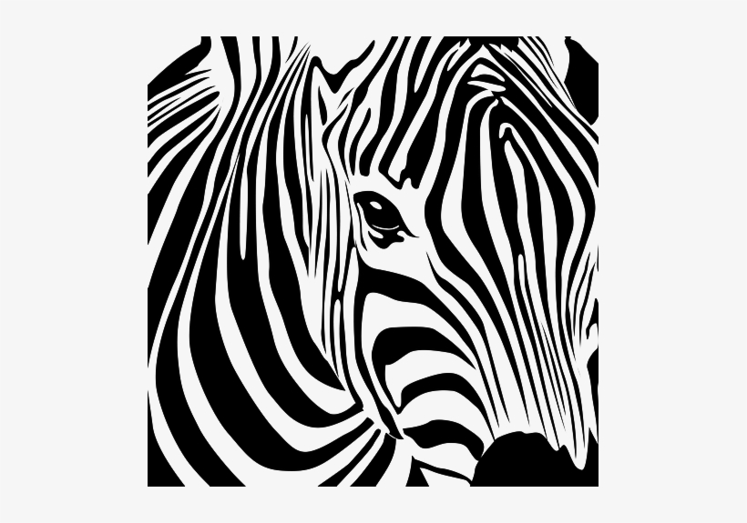 Zebra Print Png Download Image - Positive And Negative Patterns, transparent png #1031360