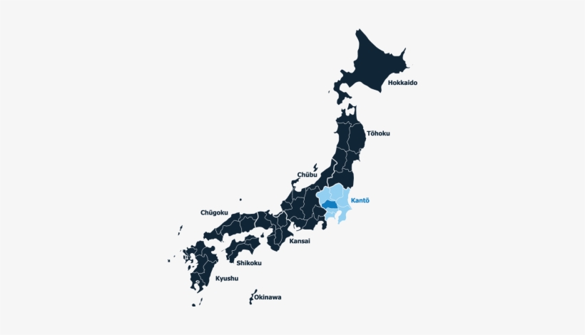 Location - Japan Map, transparent png #1031398