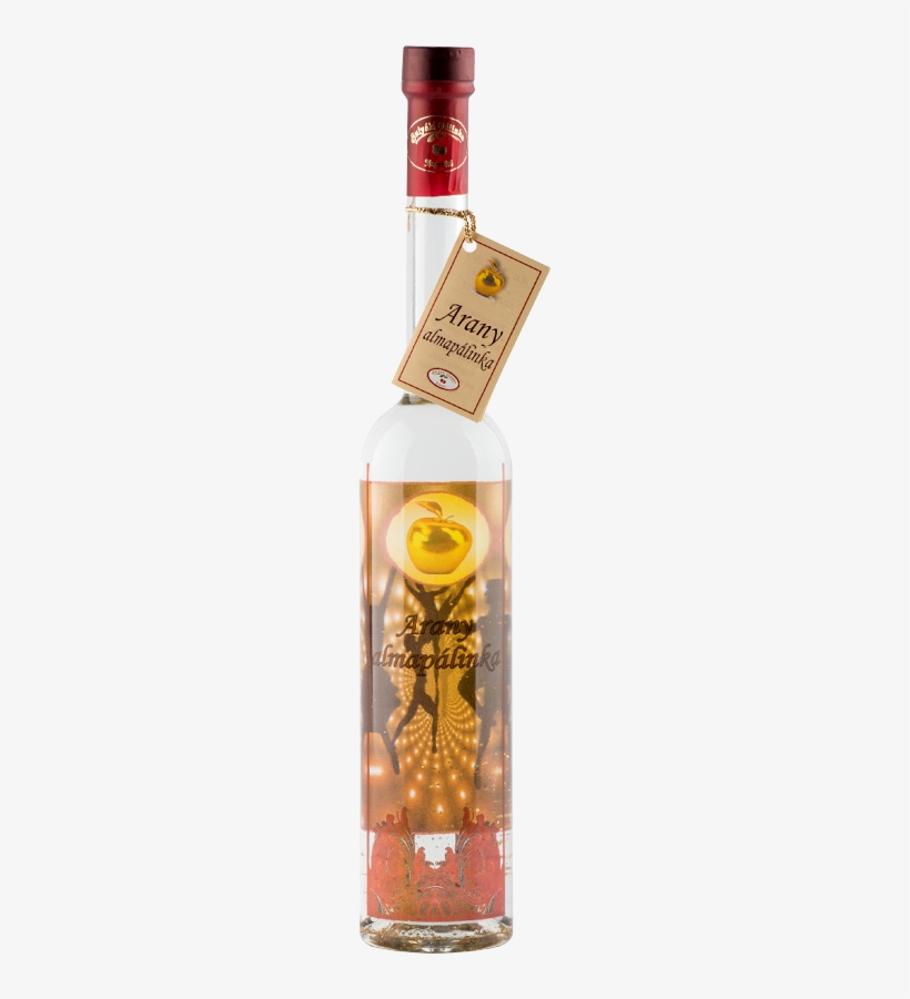 Gold Apple Pálinka - Glass Bottle, transparent png #1031507