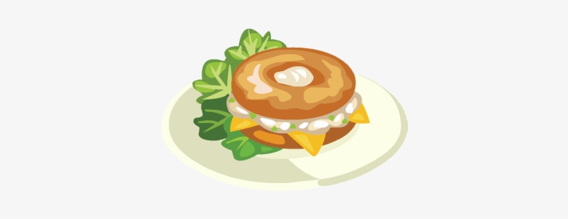 Bagel Clipart Bagel Cream Cheese - Bagel, transparent png #1031618