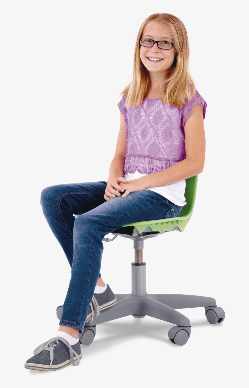 As A Result, We All Naturally Engage In Dynamic Sitting, - Sitting In A Chair, transparent png #1032109