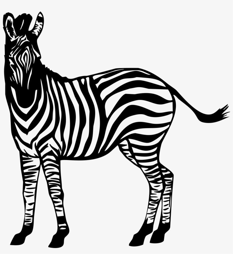 This Free Icons Png Design Of Zebra Illustration, transparent png #1032127