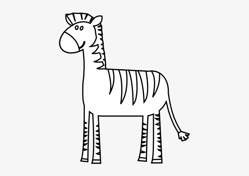 Picture Library Clipartist Net Clip Art Colorful Animal - Clip Art Black And White Zebra, transparent png #1032143