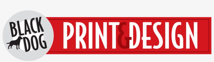 Black Dog Print And Design - Design, transparent png #1032405