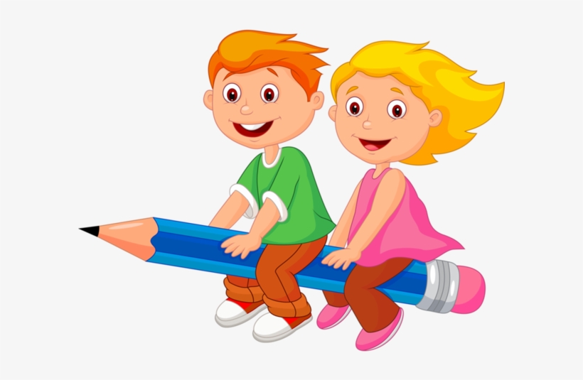 Back To School Kids Png File - Cartoons Boy And Girl, transparent png #1032519