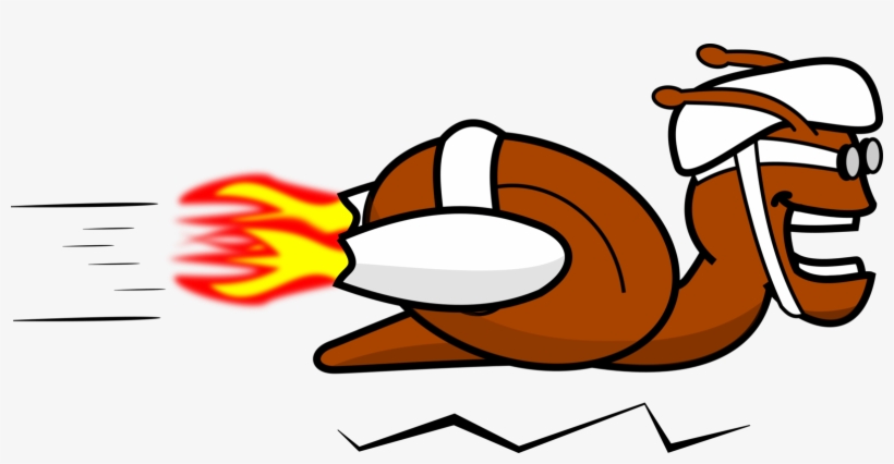 Snail Rocket Cartoon Drawing Outer Space - Snail Rocket, transparent png #1032520